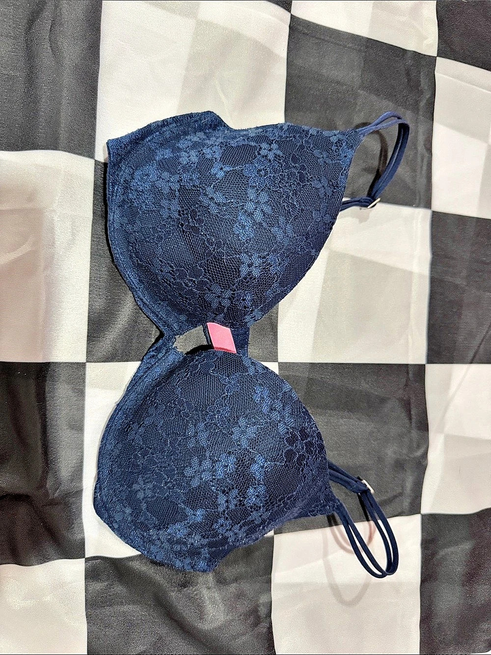 Victoria's Secret Blue Lace Bra 34C